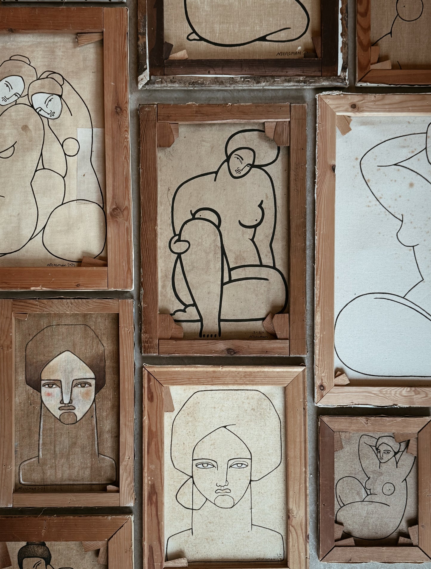 Vintage painting -Vanja