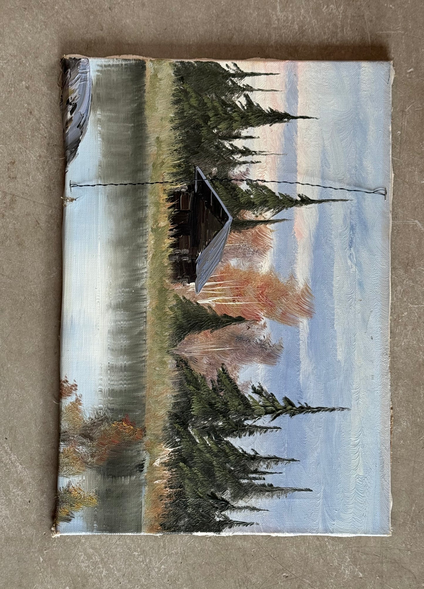 Vintage painting -Vanja