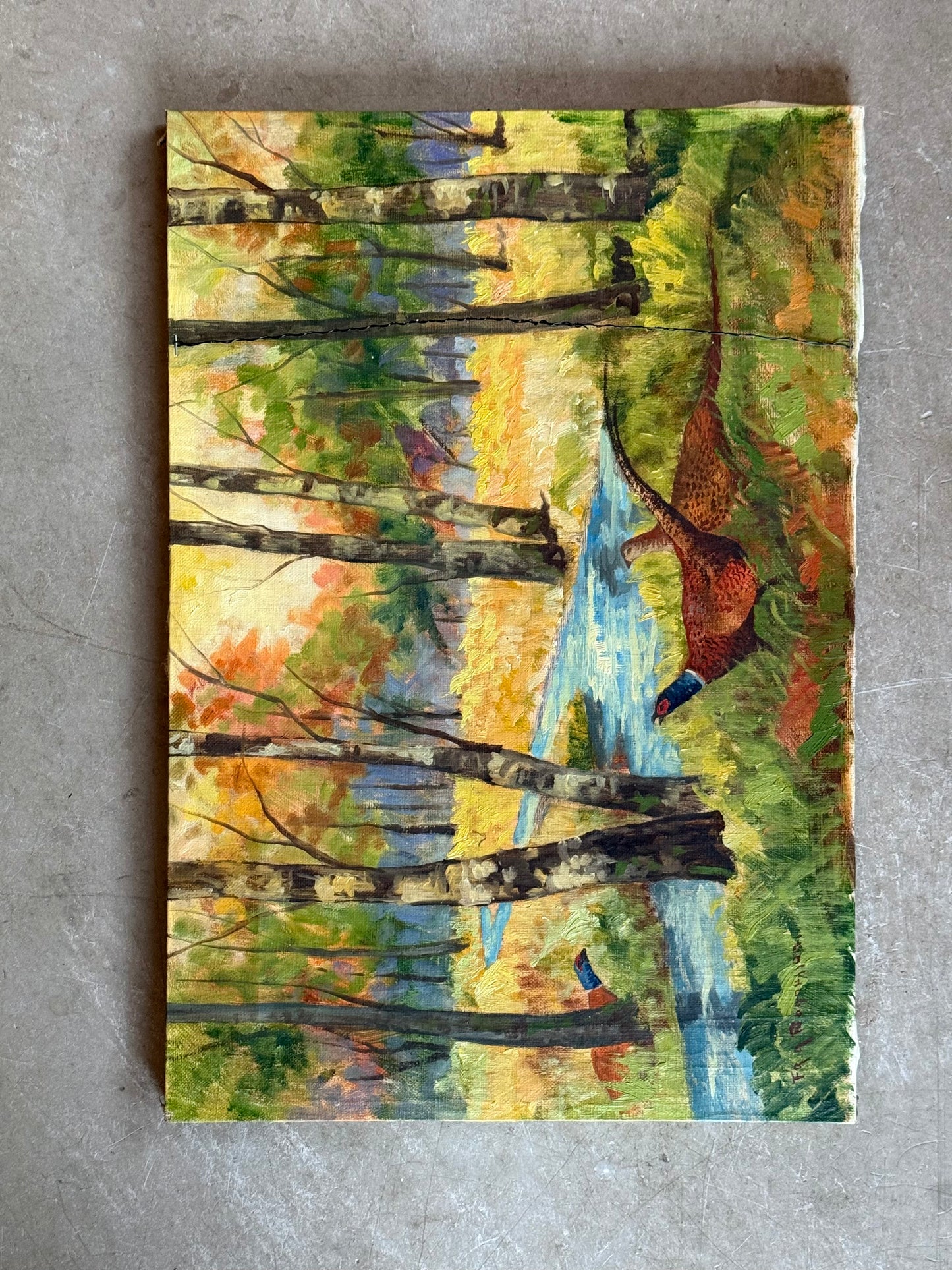 Vintage painting -Disa