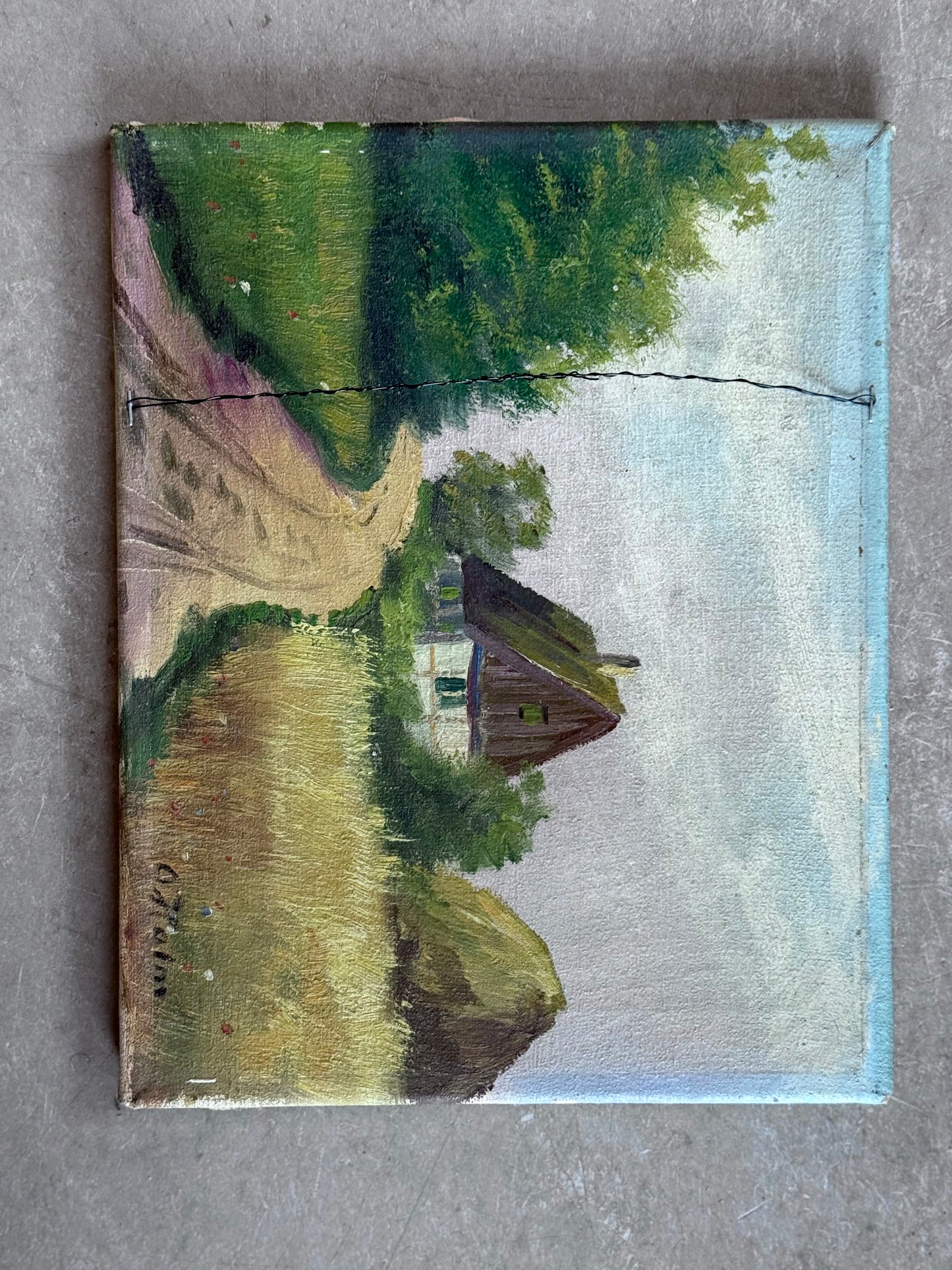 Vintage painting -Edith