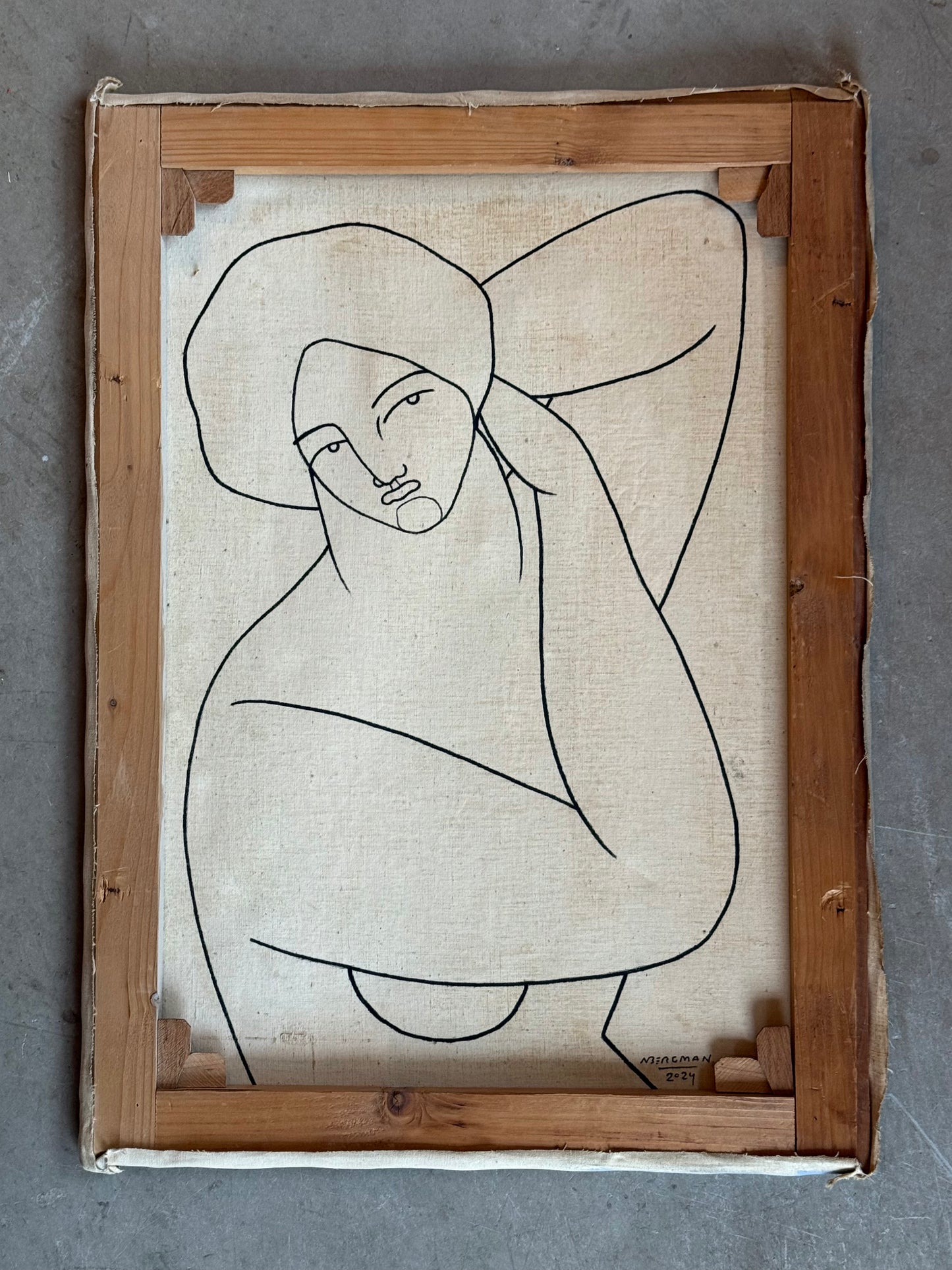 Vintage painting -Ilse
