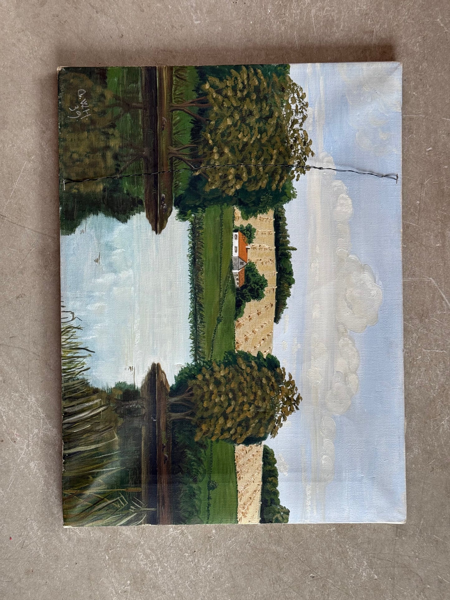 Vintage painting -Noomi