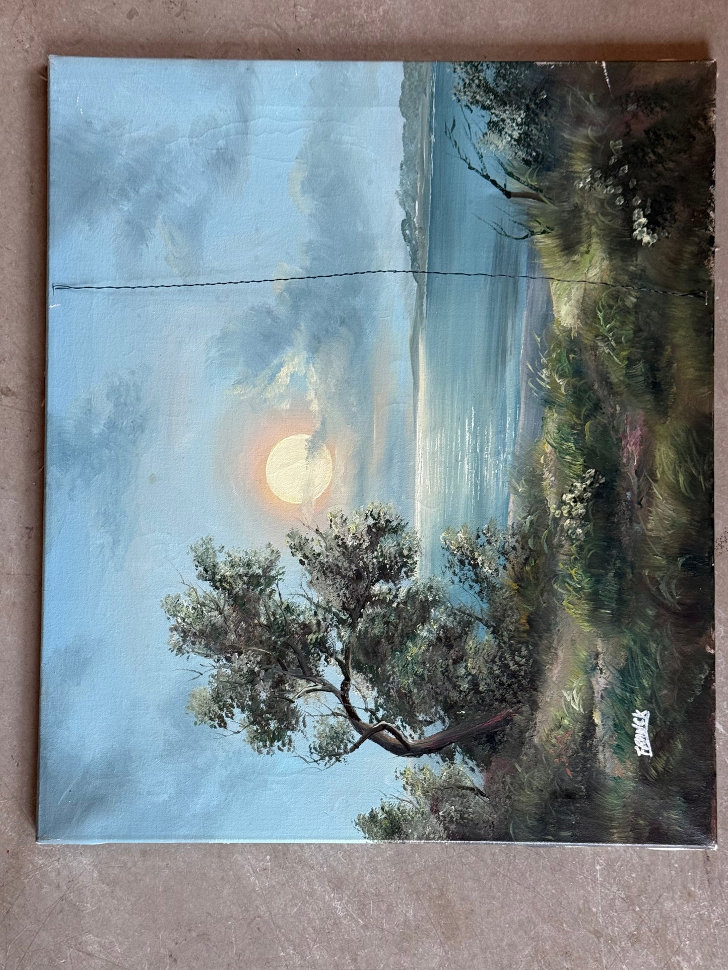 Vintage painting -Lilian